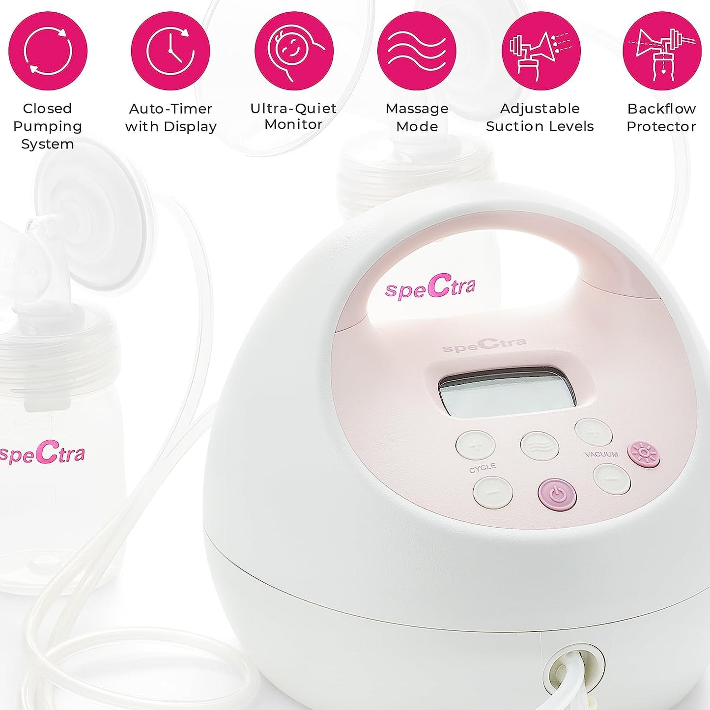 Spectra - S2 Plus Electric Breast Milk Pump for Baby Feeding - Convenient Breast Feeding Support